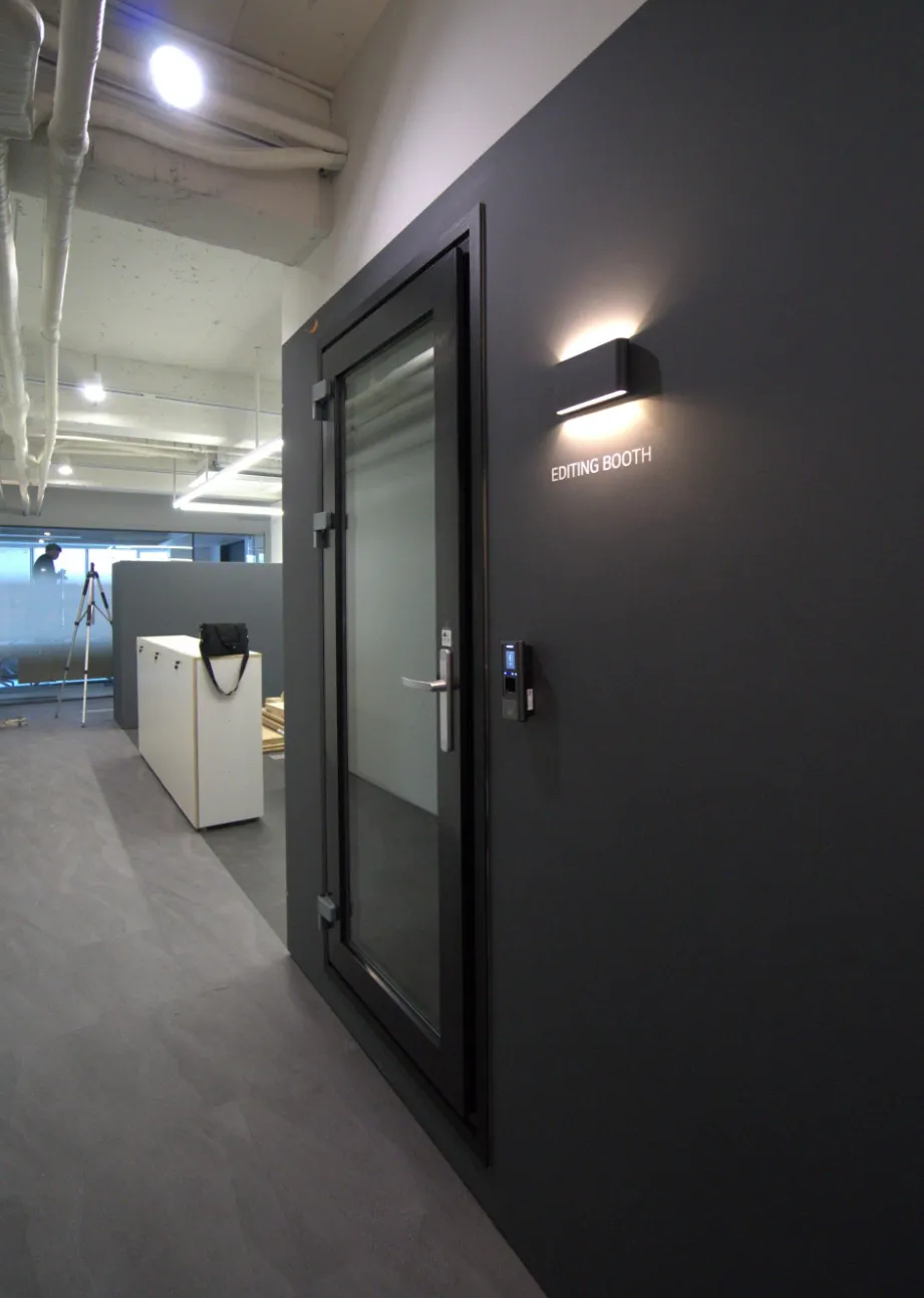 SORIGIO soundproof door installation 7